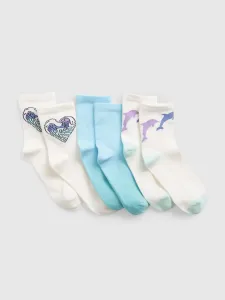 GAP Kids High Socks, 3 Pairs - Girls #5094942