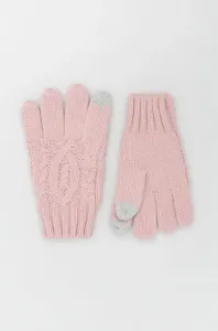 Detské rukavice GAP ružová farba #5799045