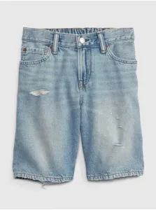 Modré chlapčenské šortky rifľové '90s Washwell GAP