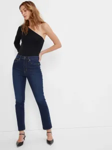 Tmavě modré dámské džíny vintage slim high rise GAP