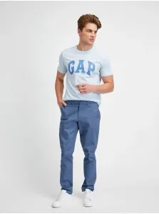 Modré pánske nohavice modern khakis slim fit GapFlex GAP #664512