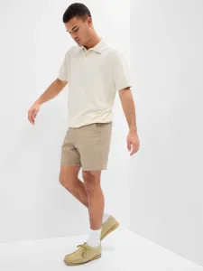 Béžové pánske šortky GAP essential kaki