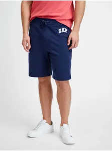 Kraťasy GAP Logo mini arch shorts Modrá #598688