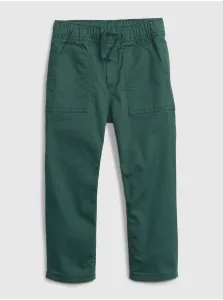 Tmavozelené chlapčenské nohavice GAP #635126