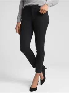 Čierne dámske nohavice GAP Skinny Bi-Stretch #598859