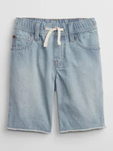 Detské rifľové krátke nohavice GAP nastaviteľný pás #5729898