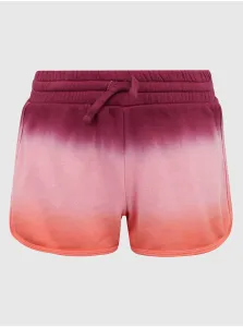 Ružové dievčenské šortky viacfarebné GAP #597888