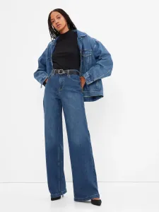 GAP Stride Wide-Leg High Rise Jeans - Women's #9085474