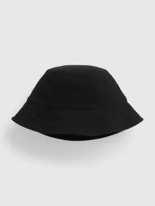 Čierny dámsky bavlnený klobúk GAP #5710758