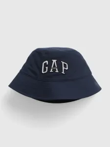 Tmavomodrý dámsky bavlnený klobúk s logom GAP
