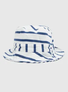 Modro-biely detský obojstranný klobúk GAP #5729912