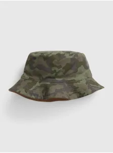 Zelený detský obojstranný klobúk GAP #693693