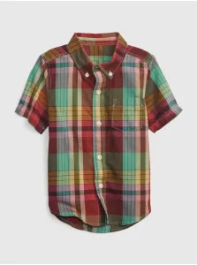Farebná chlapčenská košeľa bavlnená GAP #5766312