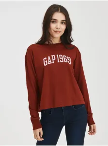 Červené dámske tričko s logom GAP 1969 #733839