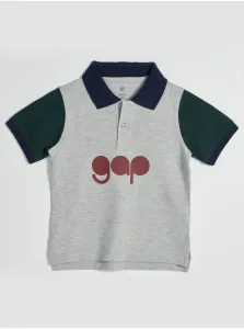 GAP Logo Polo tričko detské Šedá
