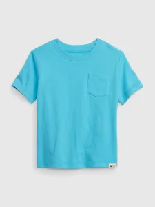 Modré chlapčenské tričko s vrecúškom GAP