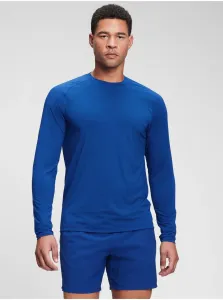 Modré pánske tričko Gap fit Active #726133