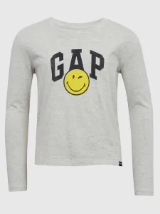 Svetlošedé dievčenské tričko GAP & Smiley® #590595