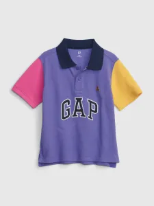 Fialová chlapčenská polokošeľa s logom GAP