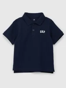 Tmavomodré chlapčenské polo tričko s logom GAP