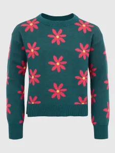 GAP Kids sweater pattern flowers - Girls #5459068