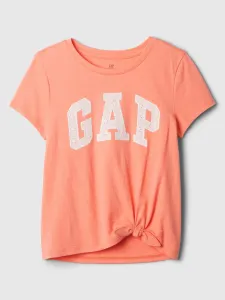 Marhuľové dievčenské tričko GAP