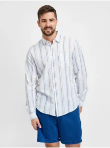 Modro-biela pánska pruhovaná košeľa GAP #649846