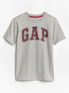 GAP V-NEW ARCH SCREEN Chlapčenské tričko, sivá, veľkosť M