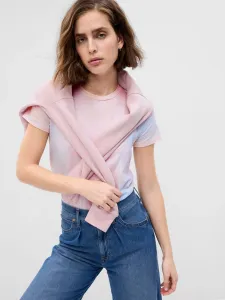 Modro-ružové dámske basic tričko GAP