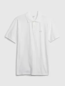 GAP LOGO Pánske tričko polo, biela, veľkosť #5737877