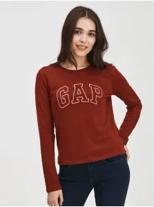 Červené dámske tričko easy s logom GAP #733831