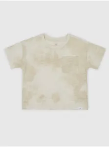 Béžové chalapčenské tričko s vrecúškom GAP