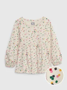 GAP Kids T-shirt organic cotton peplum - Girls #4680089
