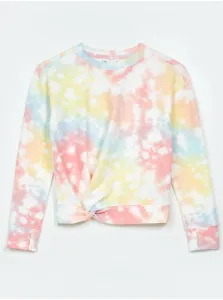 Farebné dievčenské tričko s batikou GAP #694415
