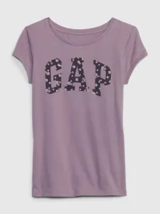 GAP LOGO Dievčenské tričko, fialová, veľkosť M