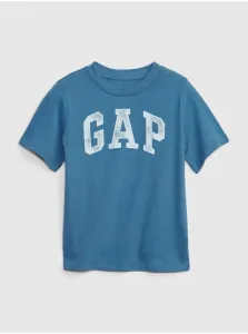 Modré chlapčenské tričko s logom GAP #663600