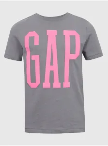 Šedé chlapčenské tričko GAP