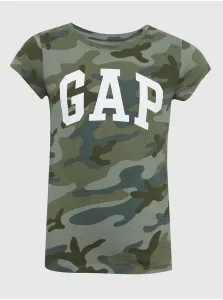 Zelené chlapčenské tričko s logom GAP #664864