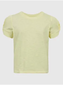 Žlté dievčenské tričko GAP twist