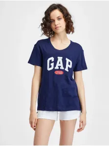 Tmavomodré dámske tričko GAP #660435