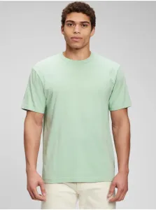 Zelené pánske tričko z organickej bavlny GAP #598067