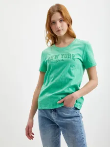 Zelené dámske bavlnené tričko s nápisom GAP #5902599