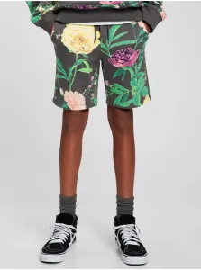 Farebné chlapčenské šortky GAP Teen floral