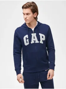 Mikina GAP Logo arch hoodie Modrá #598703