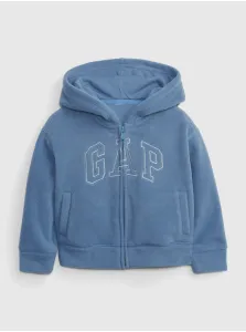 Modrá dievčenská mikina fleece GAP #5748372