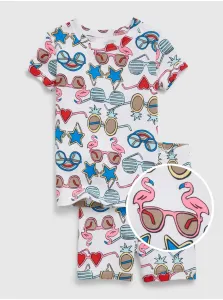 Modro-biele detské vzorované pyžamo GAP #659456