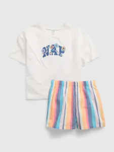 Modro-biele dievčenské pruhované pyžamo GAP #5141730