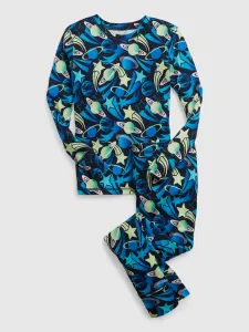 Modré chlapčenské vzorované pyžamo GAP #5282037