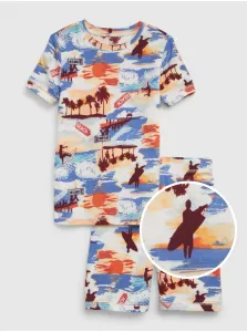 Farebné detské pyžamo organic surf GAP #664736