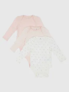 GAP Baby body with long sleeves, 3pcs - Girls #5106930